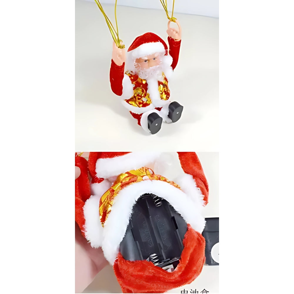 SANTA AIRPRO™ - Santa en Paracaídas Giratorio Músical